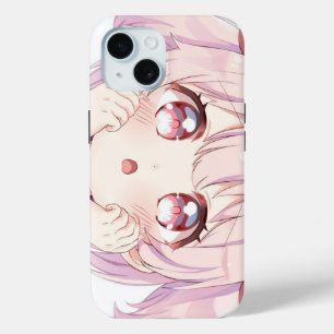 Süßes Cartoon-Gesicht Mädchen Case-Mate iPhone Hülle