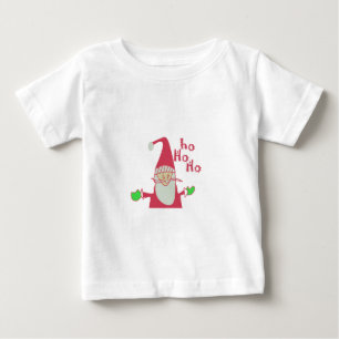 Süßes Cartoon-Maus-Weihnachtsmann Ho Ho Ho T-Shirt