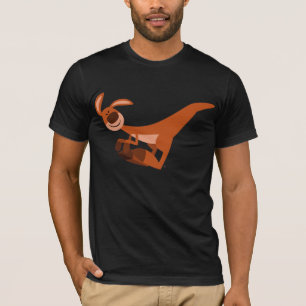 Süßes Cartoon-springendes Känguru-T-Shirt T-Shirt
