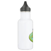 Süßes Chibi-Frosch-Sommerpool-Tag-Limonade-Design Edelstahlflasche (Links)