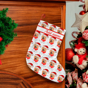 Süßes Chow-Chow-Hund-Weihnachtsmuster Kleiner Weihnachtsstrumpf