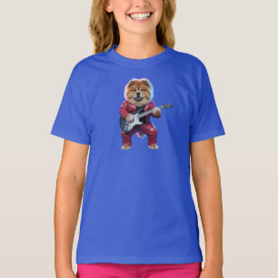 Süßes Chow Chow Rockstar Kinder T-Shirt