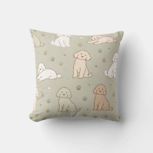 Süßes Cockapoo-Muster-Kissen   Hunde-Liebhaber-Kis Kissen