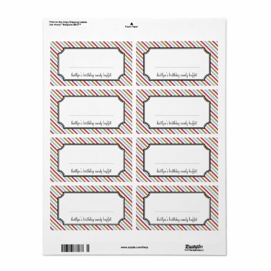 Süßes Cocktailbuffet (Vorne)