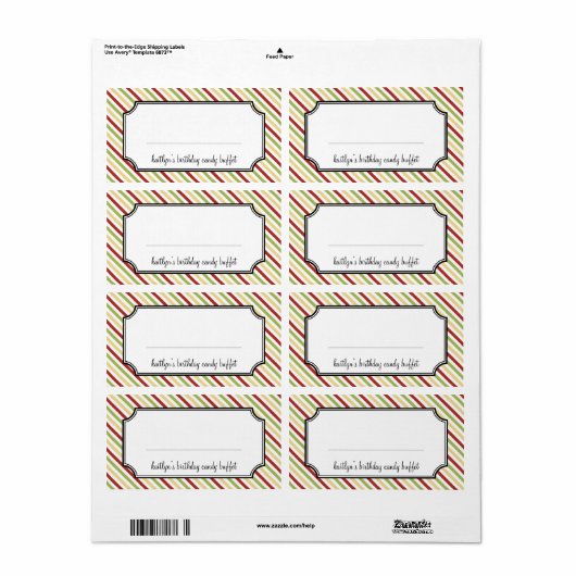 Süßes Cocktailbüffet (Vorne)