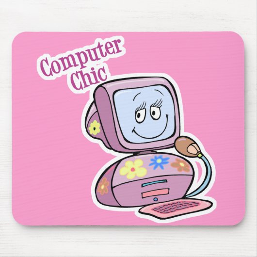 Süßes Computer-Chic-Design Mousepad (Vorne)