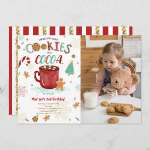 Süßes Cookie Geburtstags-Foto Einladung