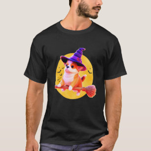 Süßes Corgi Halloween Kostüm Männer Frauen Kinder T-Shirt