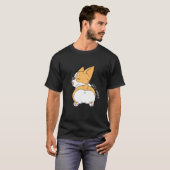 Süßes Corgi-Hintern Corgi-Hund Tee (Vorne ganz)