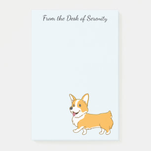 Süßes Corgi-Mutter-Geschenk Cartoon-Hundeliebhaber Post-it Klebezettel