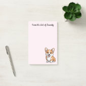 Süßes Corgi-Mutter-Geschenk für Hunde-Liebhaber Post-it Klebezettel (Büro)