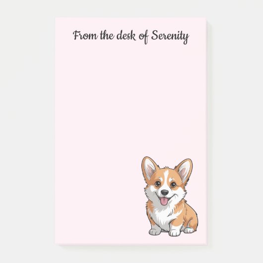 Süßes Corgi-Mutter-Geschenk für Hunde-Liebhaber Post-it Klebezettel (Vorderseite)