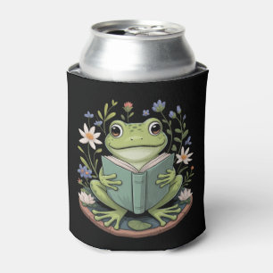 Süßes Cottagecore-Blumenfrosch-Ästhetik-Natur Dosenkühler