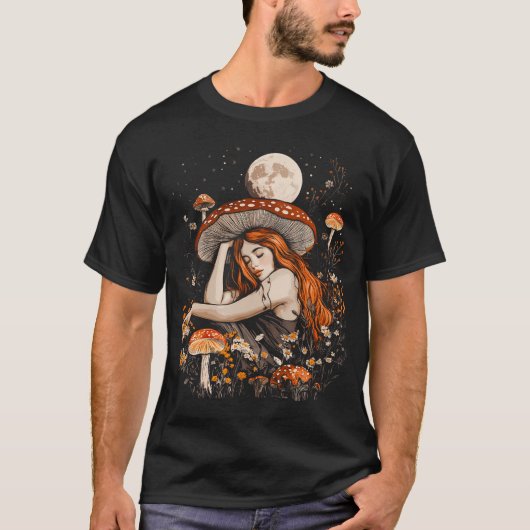 Süßes Cottagecore-Pilz T-Shirt (Vorderseite)
