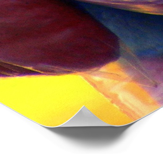 Süßes Cotton Candy Poster (Ecke)