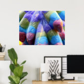 Süßes Cotton Candy Poster (Heimbüro)