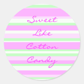 Süßes Cotton Candy Sticker