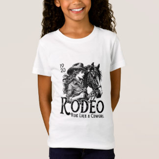 süßes Cowgirl-Design T-Shirt