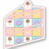 Süßes Cravings Contour Stickers Aufkleber (Vorderseite)