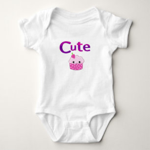 Süßes Cupcake-Design Baby Strampler
