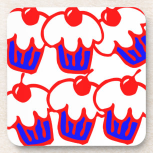 süßes Cupcake Getränkeuntersetzer