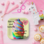 Süßes Cupcake Pappteller (Party)