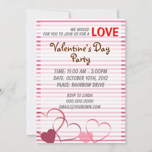 Süßes Cupcake Party Einladung für Kinder (Rückseite)