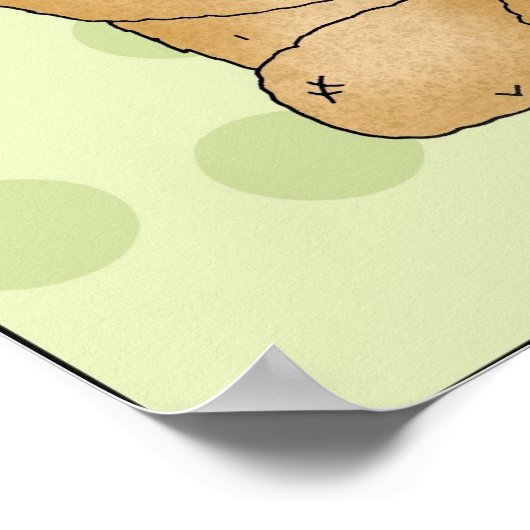 Süßes Cupcake-Poster Poster (Ecke)