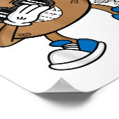 Süßes Dabbing-Kot-Shirt - Lustiger Emoticon Ich Ha Poster (Ecke)