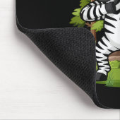 Süßes Dabbing-Zebra Lustiges Zebra-Tanz-Tier  Mousepad (Ecke)