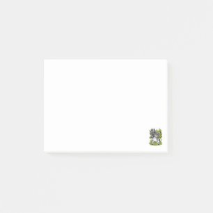 Süßes Dabbing-Zebra Lustiges Zebra-Tanz-Tier Post-it Klebezettel