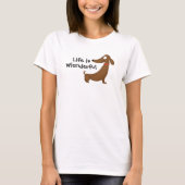 Süßes Dachshund T-Shirt (Vorderseite)