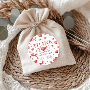 Süßes Dankeschön-Karte für Baby Shower Geschenkanhänger