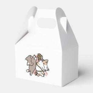 Süßes Design mit spielenden Katzen – Lustige Pfote Geschenkschachtel