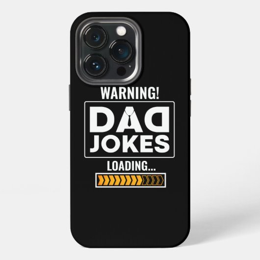 Süßes Design Warnung! Papa-Witz wird geladen iPhone Hülle (Hinten)