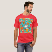Süßes Dessert & Drink Art T-Shirt (Vorne ganz)