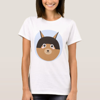Süßes Deutscher-Schäferhund-T-Shirt | Kawaii Hunde T-Shirt