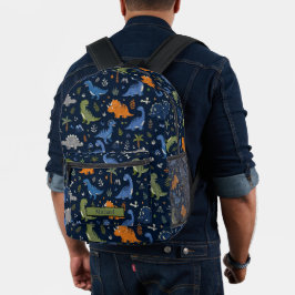 Süßes Dinosaurier-Muster Bunt Bedruckter Rucksack