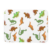 Süßes Dinosaurier-Muster Magnet (Horizontal)