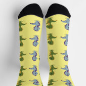 Süßes Dinosaurier-Paar Thunder_Cove Socken (Oben)