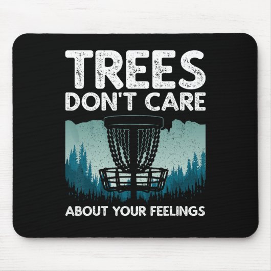 Süßes Disc-Golf-Design für Männer Frauen Disc-Golf Mousepad (Vorne)
