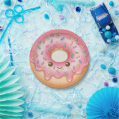 Süßes Donut-Design Hanukkah-Party-Papierteller Pappteller (Party)
