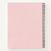 Süßes Donut Notizbuch Rosa liniertes Journal (Rückseite)