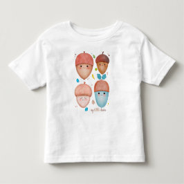 Süßes Eichel-Charakter-Shirt | Herbst-Toddler-T-Sh Kleinkind T-shirt