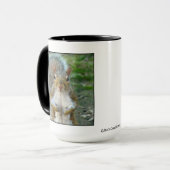 Süßes Eichhörnchen-Gesicht Tasse (Vorderseite Links)