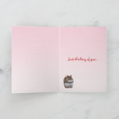 Süßes Eichhörnchen Karte (Innenseite)
