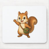 Süßes Eichhörnchen-Mauspad – Okojo und Freunde Mousepad (Vorne)