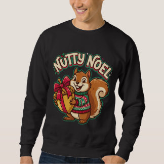 Süßes Eichhörnchen-Weihnachten, Nussiger Noel-Matc Sweatshirt