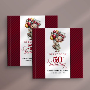 Süßes, eigenartiges Gästebuch zum 50. Geburtstag