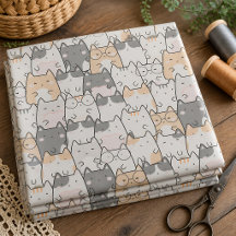 Süßes, eigenartiges Katzenmuster